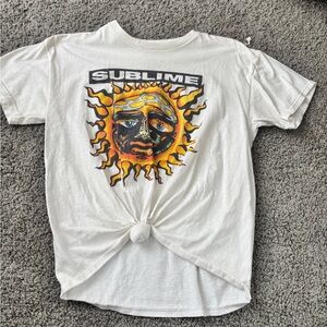 Sublime Graphic Tee with Sun Design